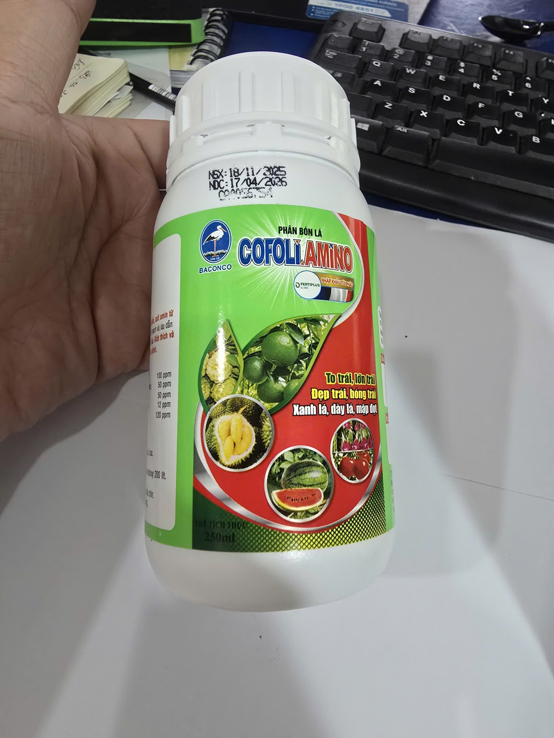 COFOLI AMINO 250ml – TĂNG TRƯỞNG MẠNH, KÍCH THÍCH RA HOA TẬP TRUNG, NÂNG CAO CHẤT LƯỢNG (Sao chép) - Ảnh 3