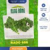 GÓI 5 GRAM - HẠT GIỐNG CẢI XOĂN (CẢI KALE) RADO 686 RẠNG ĐÔNG