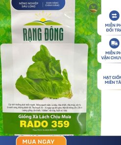 GÓI 10 GRAM - HẠT GIỐNG XÀ LÁCH CHỊU MƯA RADO 359 RẠNG ĐÔNG
