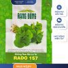 GÓI 1 GRAM - HẠT GIỐNG RAU MÁ LÁ LỚN RADO 157 RẠNG ĐÔNG