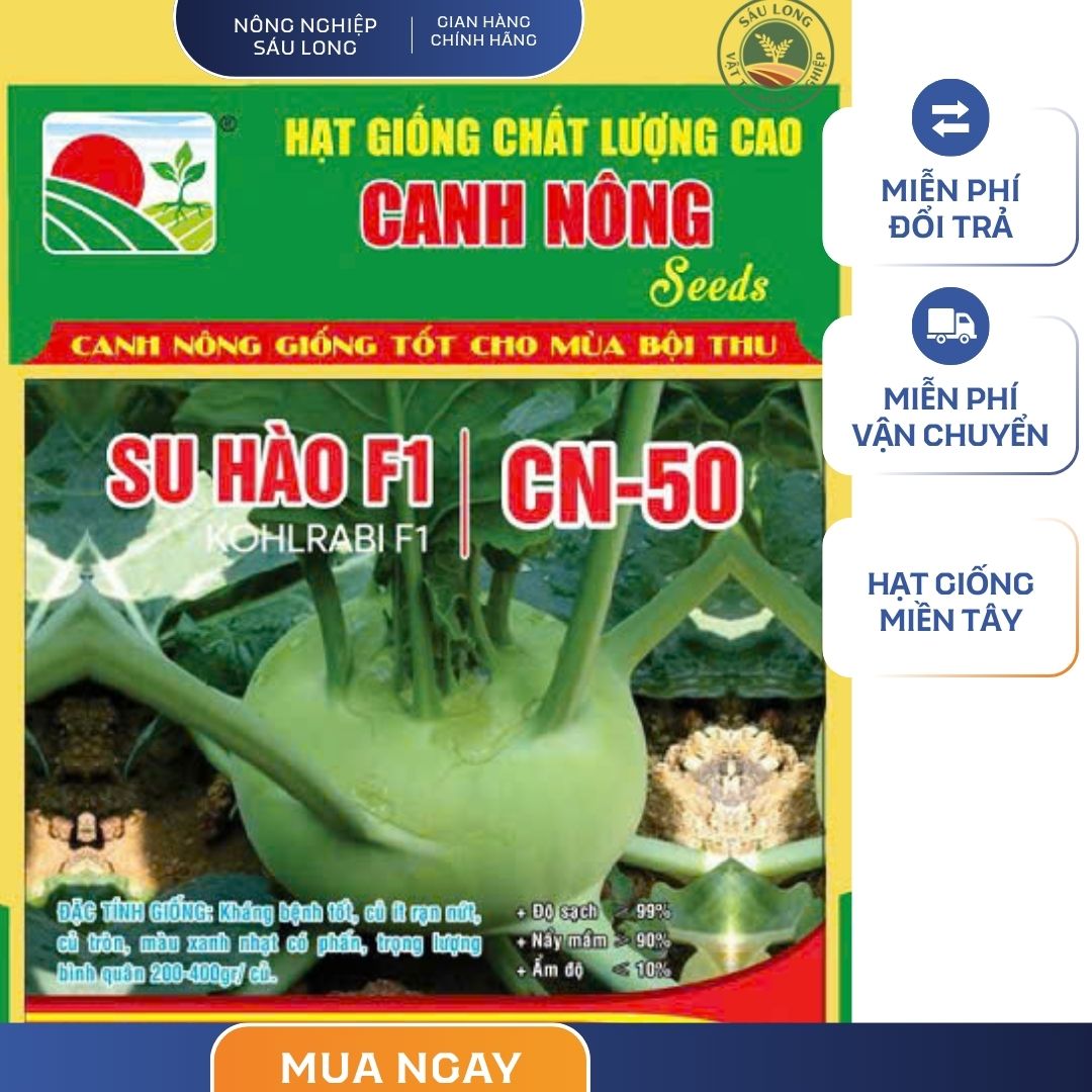 GÓI 0.5 GRAM - HẠT GIỐNG SU HÀO CN50 CANH NÔNG