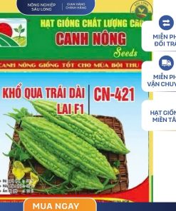 GÓI 10 HẠT - HẠT GIỐNG KHỔ QUA LAI F1 CN421 CANH NÔNG