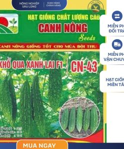 GÓI 10 HẠT - HẠT GIỐNG KHỔ QUA XANH LAI F1 CN43 CANH NÔNG