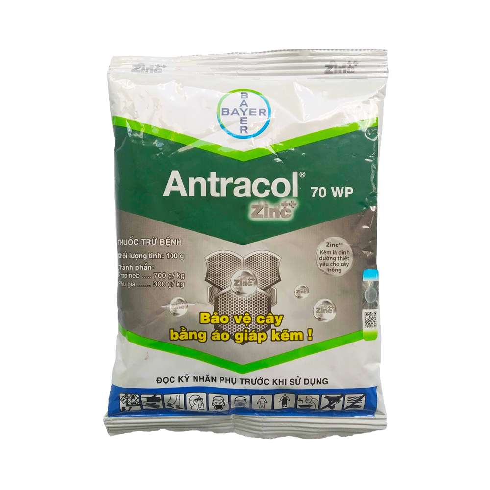 Thuốc Trừ Nấm Bệnh Antracol 70 WP gói 100gram