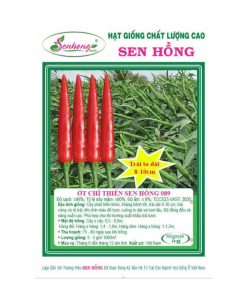 Gói 5gr Hạt giống Ớt Chỉ thiên Sen Hồng 089