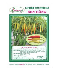 Gói 5gr Hạt giống ớt sừng vàng Sen Hồng SH150