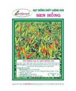 Gói 5gr Hạt giống Ớt chỉ thiên Sen Hồng 039