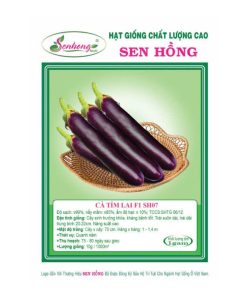 Gói 1gr Hạt giống Cà tím SH07 Sen Hồng