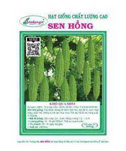 Gói 20gr Hạt giống Khổ qua SH53 Sen Hồng