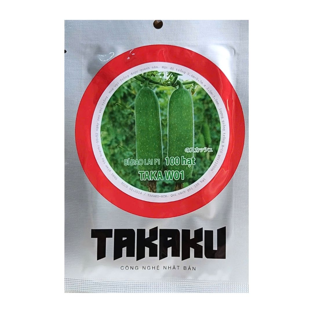 Gói 2gr Hạt giống Bí đao Taka W01 Takaku