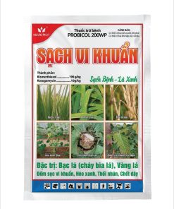 Thuốc SẠCH VI KHUẨN  ĐẶC TRỊ: BẠC LÁ( CHÁY BÌ LÁ), VÀNG LÁ, ĐỐM SỌC VI KHUẨN, HÉO XANH, THỐI NHŨN, CHẾT DÂY