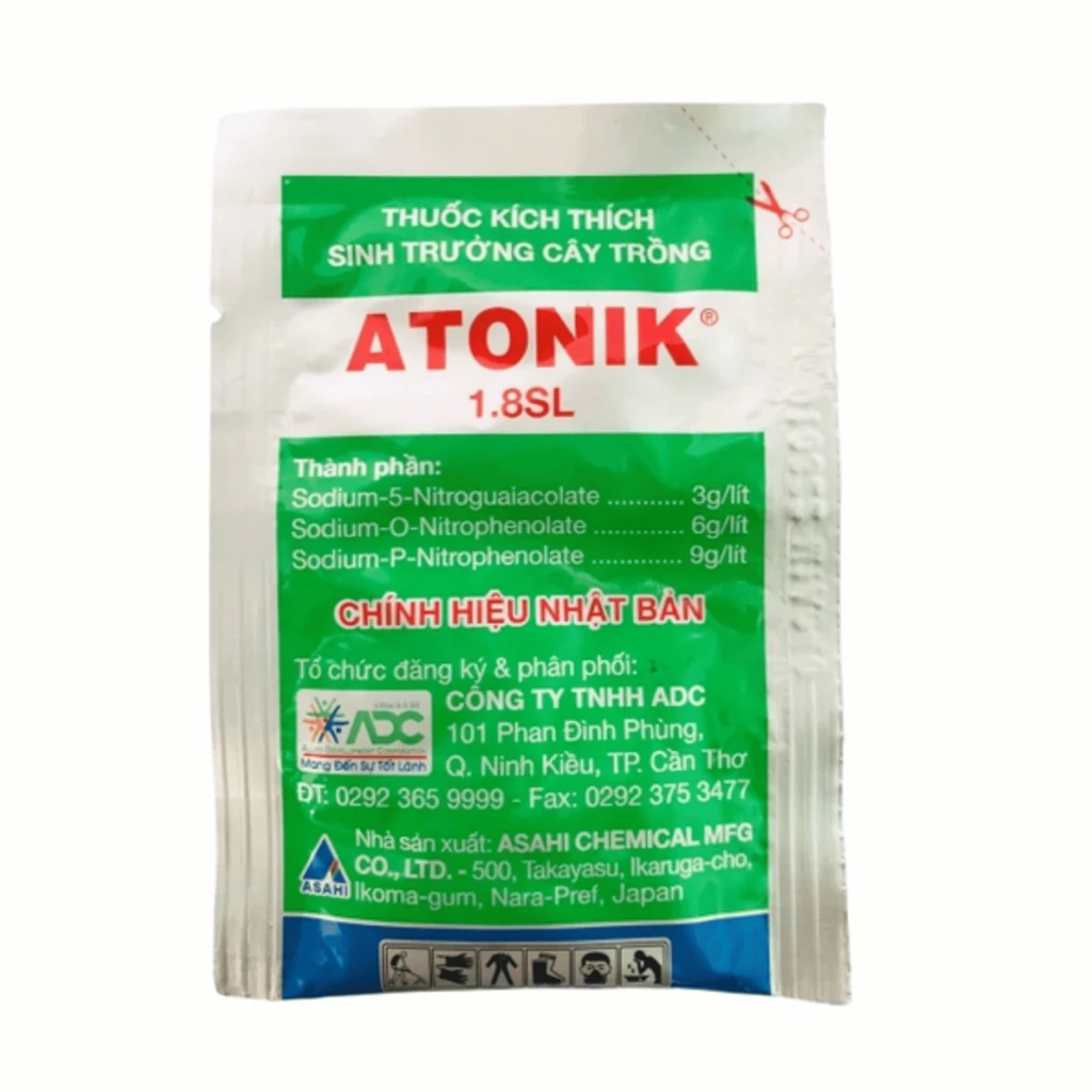 10 GÓI Atonik 1.8SL – Chính Hiệu Nhật Bản – 10ml (gói) Thuốc Kích Thích Sinh Trưởng Cây Trồng