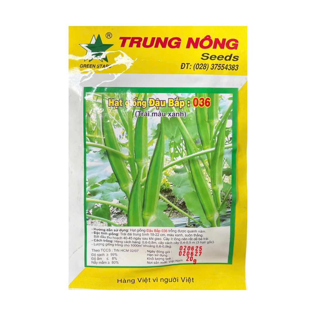 Gói 20GR Hạt Giống Đậu Bắp 036 Trái Màu Xanh – Hạt Giống Đậu Bắp, Dễ Gieo Trồng