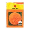 Gói 1G Hạt Giống Vạn Thọ F1 BINDI(+) Cam Đỏ – Cổ Lùn, Bông 8-10CM – Mega Seed