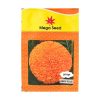Gói 50 Hạt Giống Vạn Thọ F1 BINDI(+) Cam Đỏ – Cổ Lùn, Bông 8-10CM – Mega Seed